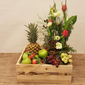 Caja fruta tropical